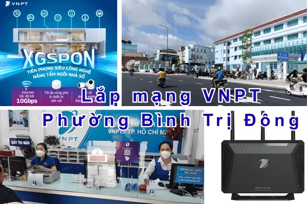 Lắp mạng VNPT phường Bình Trị Đông | Giá 180K | Tặng WiFi 6