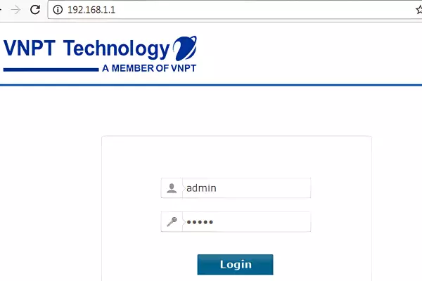Đăng nhập modem Wifi VNPT 192.168.1.1 Đơn giản nhanh gọn